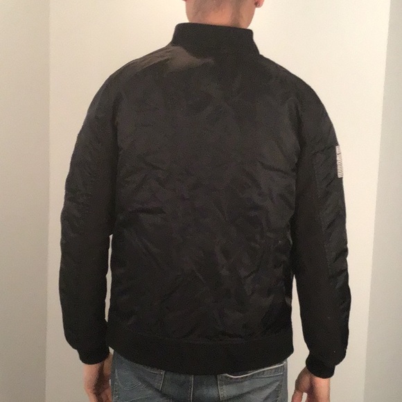 Massiv bomber jacket. Size M. Black - Picture 9 of 10